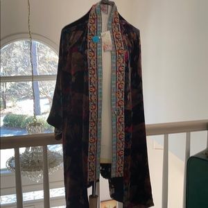 Johnny Was Velvet Reversible Kimono winter 2019